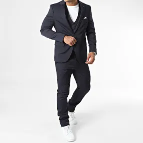 Abito a 3 pezzi in stile navy