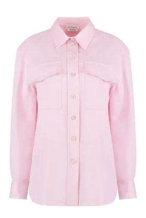 Alexander McQueen Overshirt in lana