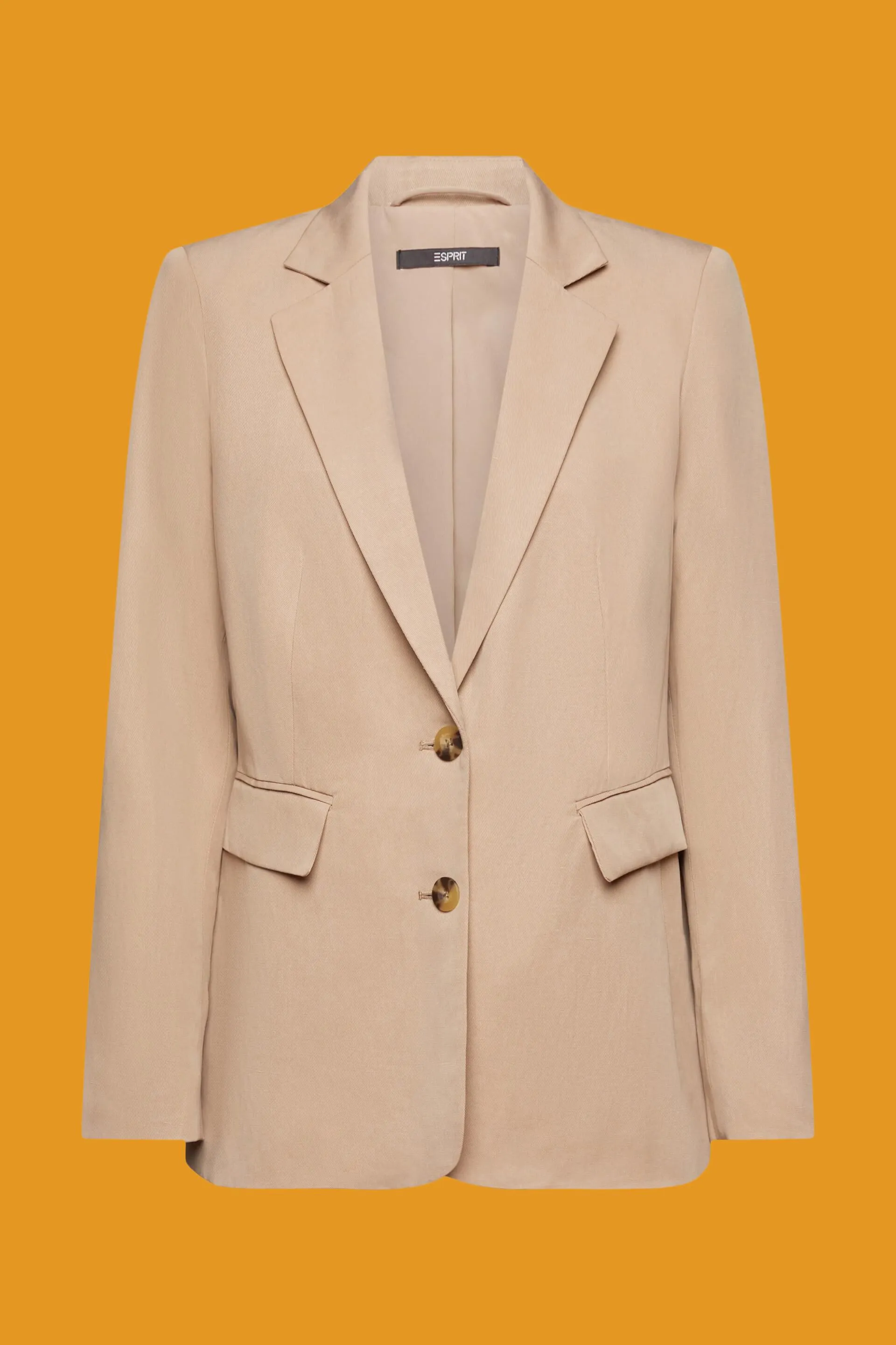 Blazer monopetto in lino