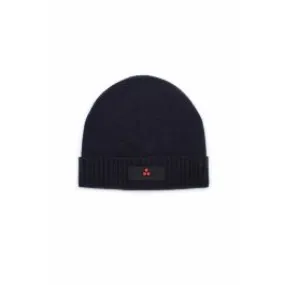 Cappellino in lana con risvolto