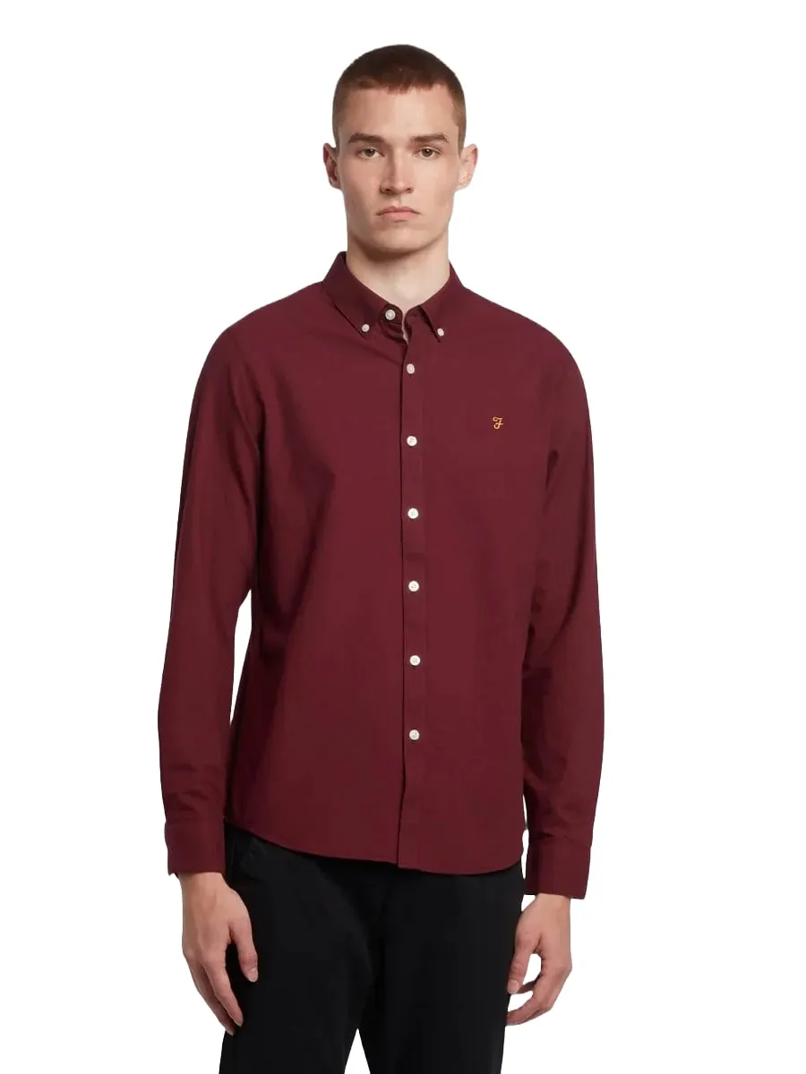 Farah camicia uomo BREWER STRIPE LS F4WSB070-507