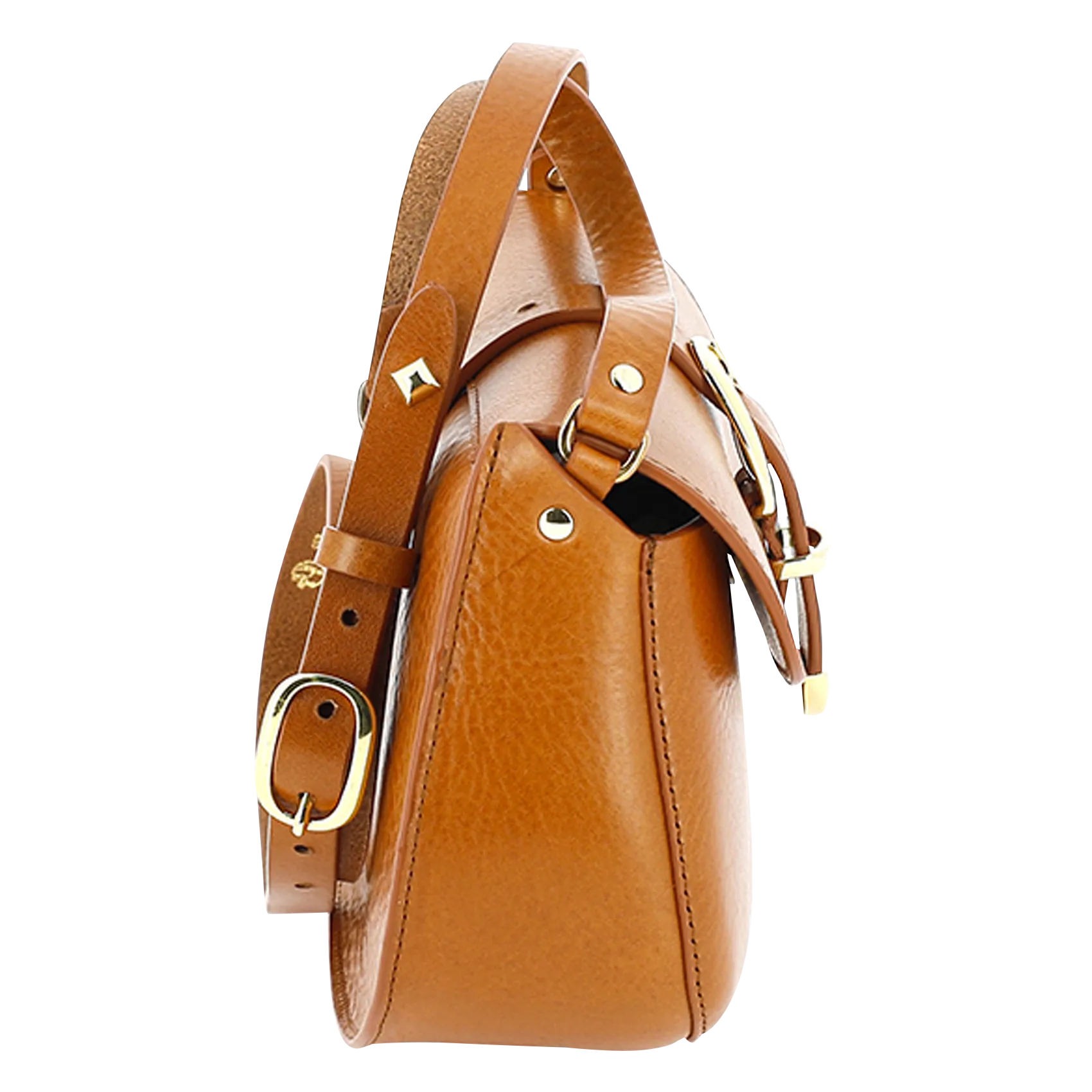  HERBERT FRERE SOEUR   LE COURCY FRIEDA - Borsa a tracolla in pelle liscia | Marrone