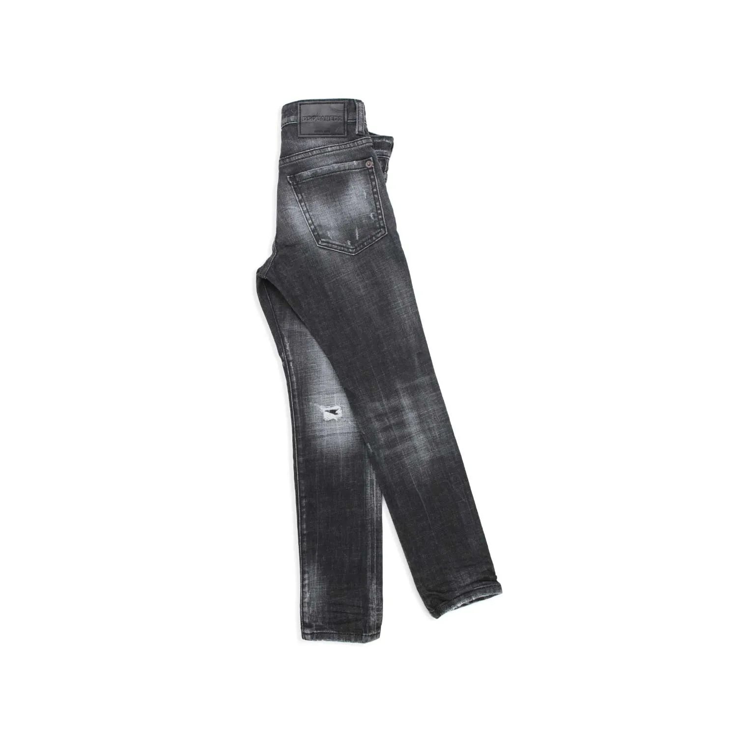 Jeans Neri Strappati Bimbo Teen