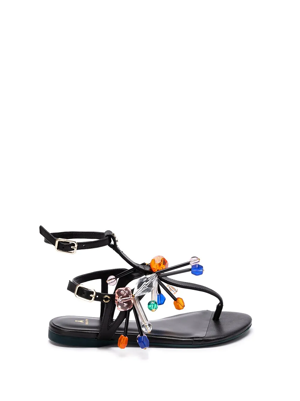 `Minimal Shape` Flat Sandals