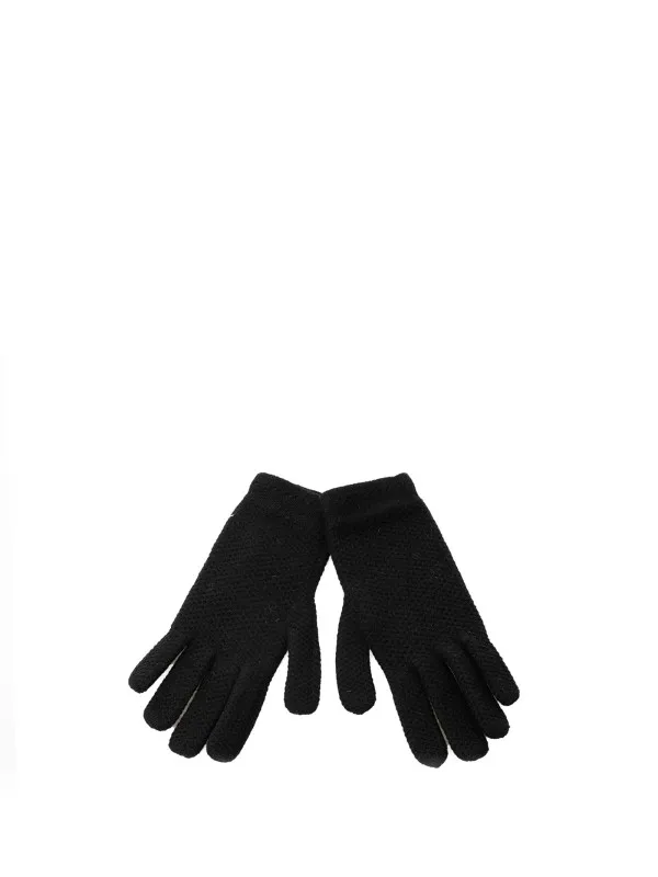 Pure cashmere honeycomb glove
