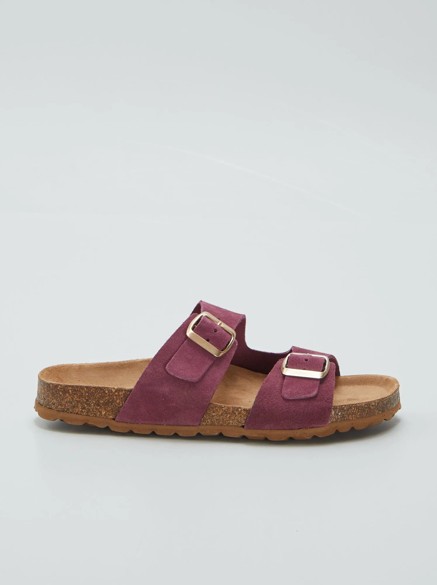 Sandali con doppio cinturino - ROSSO